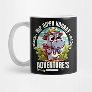 Adventure Hippo lover travel summer Mug